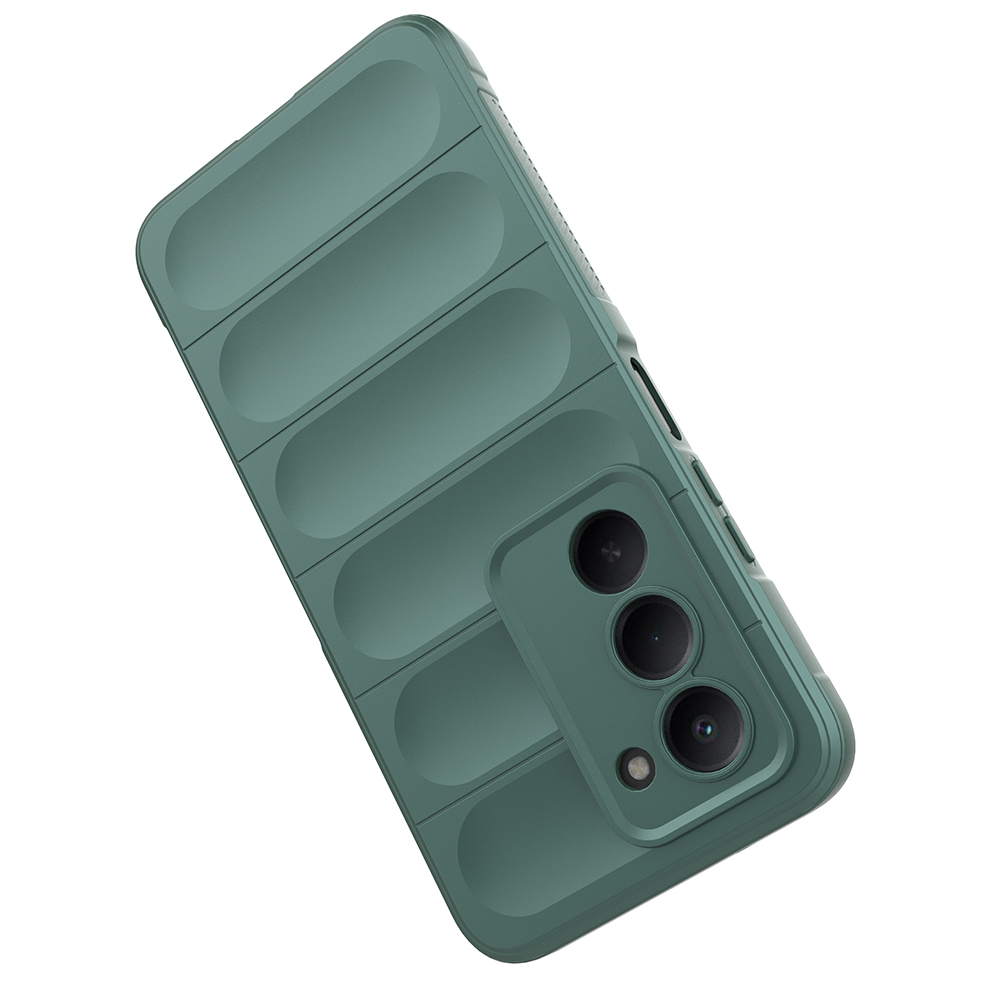Xiaomi Redmi 15 Uyumlu Kılıf Esnek TPU Oyuklu Arka Yüzey Tasarımlı Zore Etnik Silikon Kapak - 18