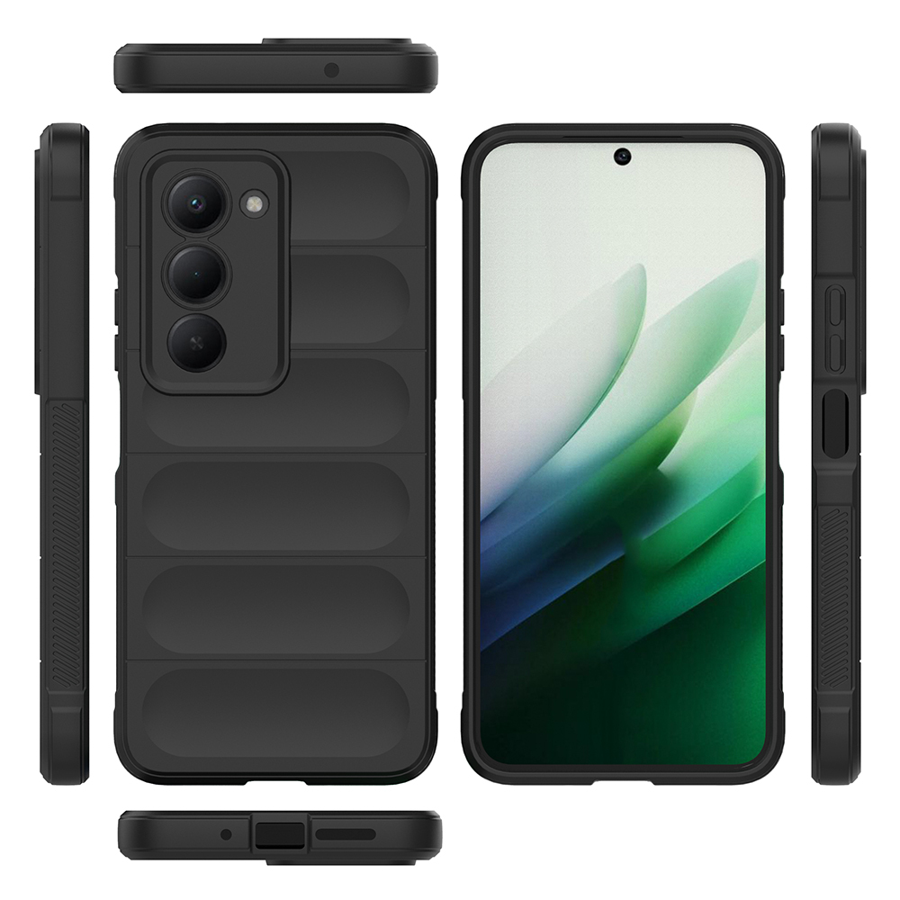 Xiaomi Redmi 15 Uyumlu Kılıf Esnek TPU Oyuklu Arka Yüzey Tasarımlı Zore Etnik Silikon Kapak - 23
