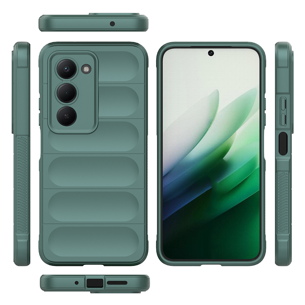 Xiaomi Redmi 15 Uyumlu Kılıf Esnek TPU Oyuklu Arka Yüzey Tasarımlı Zore Etnik Silikon Kapak - 24