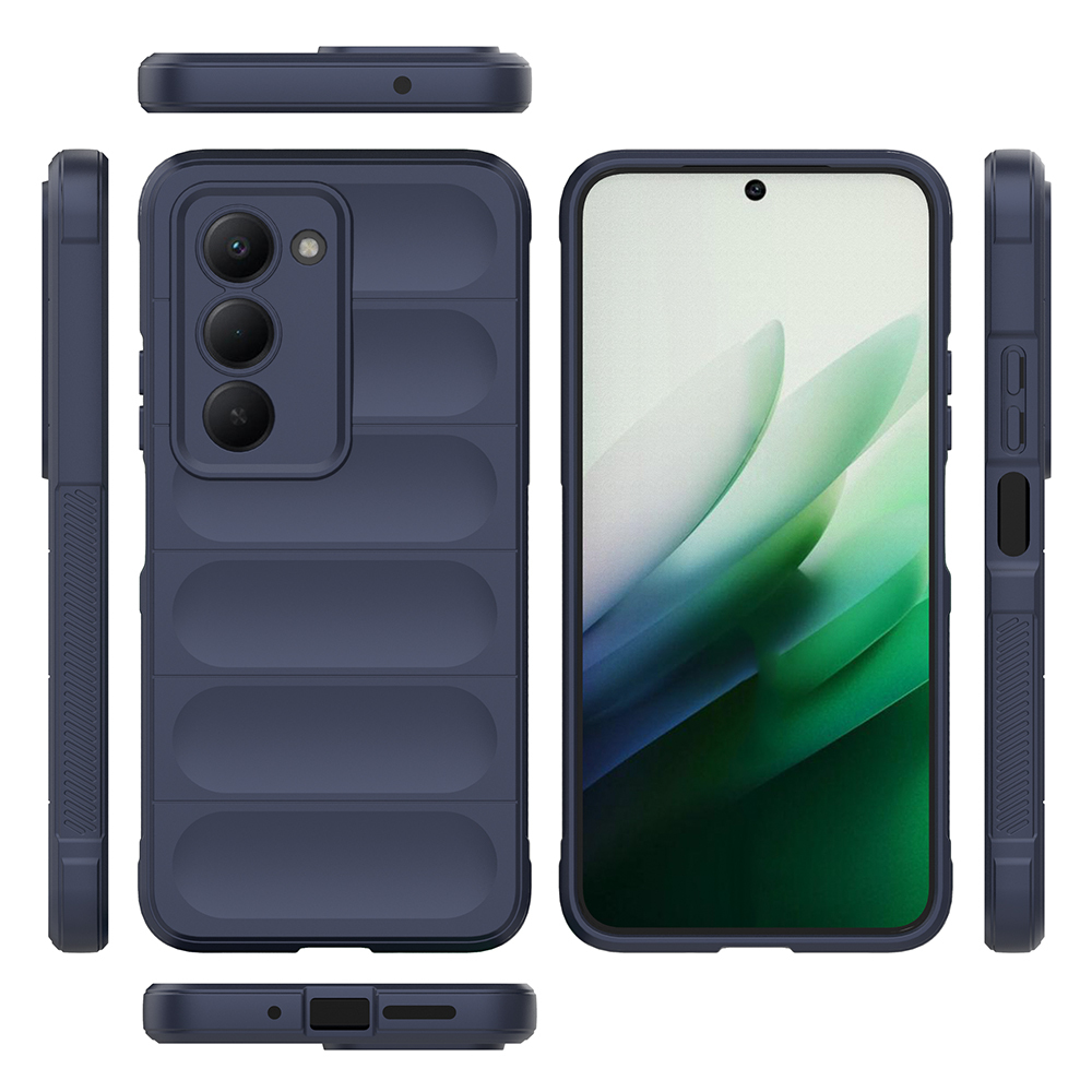 Xiaomi Redmi 15 Uyumlu Kılıf Esnek TPU Oyuklu Arka Yüzey Tasarımlı Zore Etnik Silikon Kapak - 25