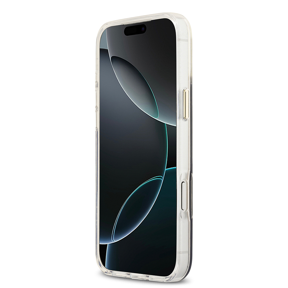 Apple iPhone 17 Pro Max Uyumlu Kılıf Guess Orjinal Lisanslı M-safe Şarj Özellikli 4G Desenli Simli Silikon Kapak - 4