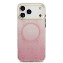 Apple iPhone 17 Pro Max Uyumlu Kılıf Guess Orjinal Lisanslı M-safe Şarj Özellikli 4G Desenli Simli Silikon Kapak - 8