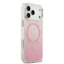 Apple iPhone 17 Pro Max Uyumlu Kılıf Guess Orjinal Lisanslı M-safe Şarj Özellikli 4G Desenli Simli Silikon Kapak - 9