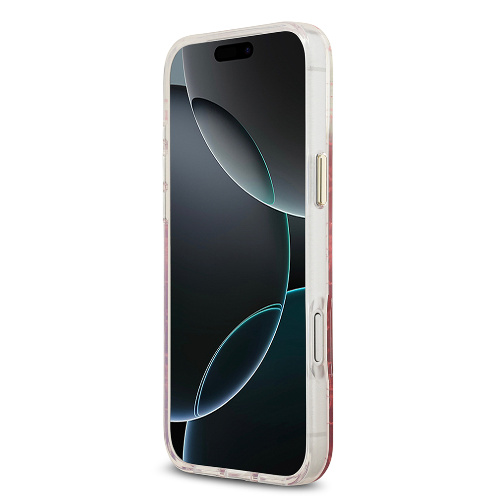 Apple iPhone 17 Pro Max Uyumlu Kılıf Guess Orjinal Lisanslı M-safe Şarj Özellikli 4G Desenli Simli Silikon Kapak - 10