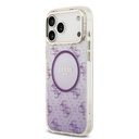 Apple iPhone 17 Pro Max Uyumlu Kılıf Guess Orjinal Lisanslı M-safe Şarj Özellikli 4G Desenli Simli Silikon Kapak - 13