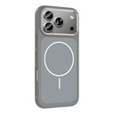 Apple iPhone 17 Pro Max Uyumlu Kılıf M-Safe Şarj Özellikli Metal Kamera Çerçeveli Zore Sanremo Silikon Kapak - 4
