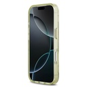 Apple iPhone 17 Pro Uyumlu Kılıf Guess Orjinal Lisanslı M-safe Şarj Özellikli Simli Çiçek Desenli Metal Kamera Çerçeveli Üçgen Logolu Kapak - 4