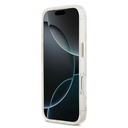 Apple iPhone 17 Pro Uyumlu Kılıf Guess Orjinal Lisanslı M-safe Şarj Özellikli Simli Çiçek Desenli Metal Kamera Çerçeveli Üçgen Logolu Kapak - 22