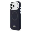 Apple iPhone 17 Pro Max Uyumlu Kılıf Lacoste Orjinal Lisanslı M-safe Şarj Özellikli İkonik Logolu Metal Kamera Çerçeveli Silikon Kapak - 1