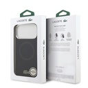 Apple iPhone 17 Pro Max Uyumlu Kılıf Lacoste Orjinal Lisanslı M-safe Şarj Özellikli İkonik Logolu Metal Kamera Çerçeveli Silikon Kapak - 7