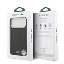 Apple iPhone 17 Pro Max Uyumlu Kılıf Lacoste Orjinal Lisanslı M-safe Şarj Özellikli İkonik Logolu Metal Kamera Çerçeveli Silikon Kapak - 14