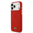 Apple iPhone 17 Pro Max Uyumlu Kılıf Lacoste Orjinal Lisanslı M-safe Şarj Özellikli İkonik Logolu Metal Kamera Çerçeveli Silikon Kapak - 22