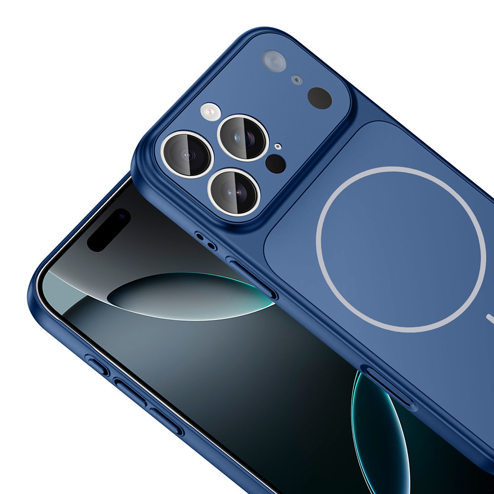 Apple iPhone 15 Pro Max Uyumlu Kılıf Zore M-Safe Şarj Özellikli Kamera Korumalı Formen Kapak - 11