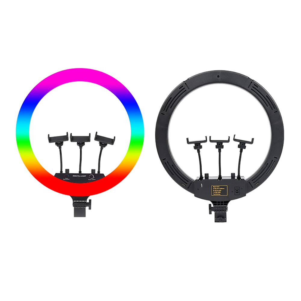 Zore MJ-18 Uzaktan Kumandalı 45cm Işıklı Telefon Tutucu Ring Light - 2