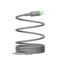 Wiwu Wi-C083 Maglink Serisi Işıklı Magnetik Type-C to Lightning PD Hızlı Şarj Özellikli Data ve Şarj Kablosu 27W 1M - 2