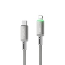 Wiwu Wi-C083 Maglink Serisi Işıklı Magnetik Type-C to Lightning PD Hızlı Şarj Özellikli Data ve Şarj Kablosu 27W 1M - 3