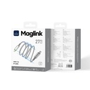 Wiwu Wi-C083 Maglink Serisi Işıklı Magnetik Type-C to Lightning PD Hızlı Şarj Özellikli Data ve Şarj Kablosu 27W 1M - 5