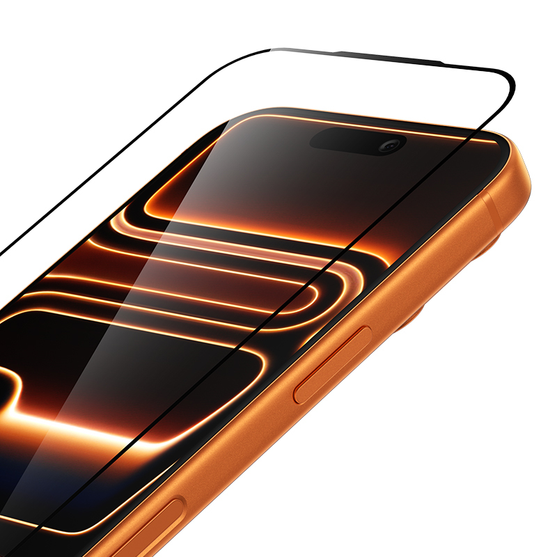Apple iPhone 17 Pro Uyumlu Benks Glass Warrior 2.0 EZFita Safir Cam Ekran Koruyucu + Kolay Uygulama Aparatı - 1