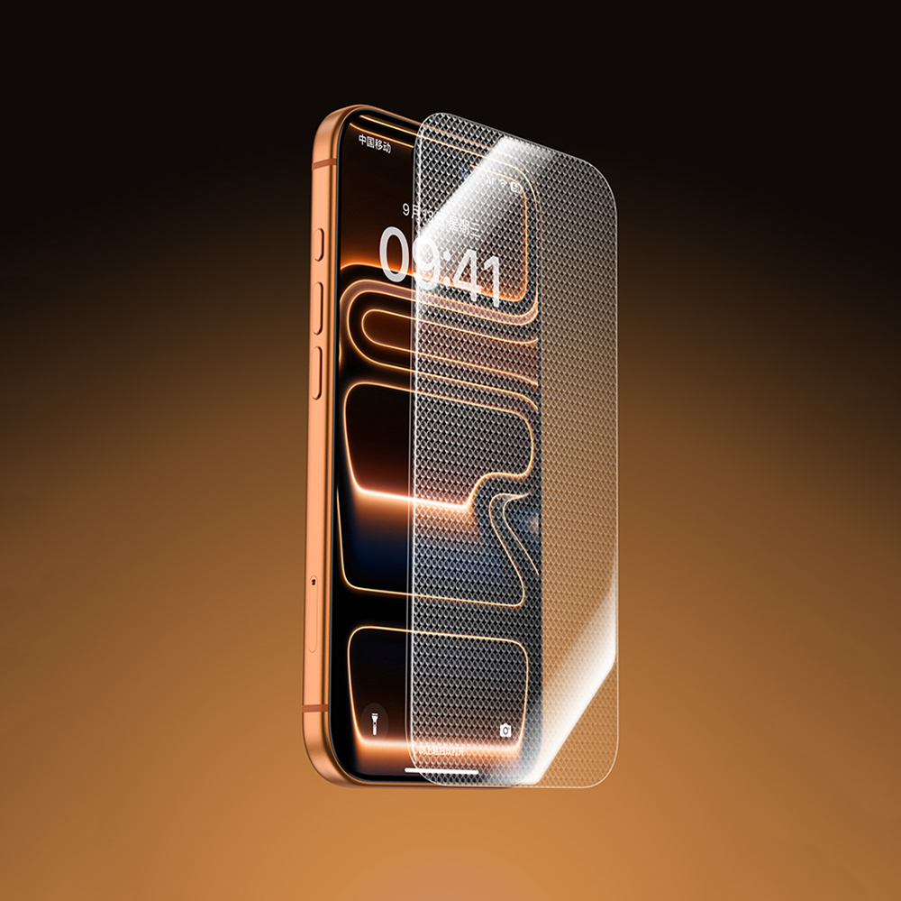 Apple iPhone 17 Pro Uyumlu Benks Glass Warrior 2.0 EZFita Safir Cam Ekran Koruyucu + Kolay Uygulama Aparatı - 12