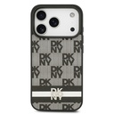 Apple iPhone 17 Pro Uyumlu Kılıf DKNY Orjinal Lisanslı M-safe Şarj Özellikli 3D Yazılı Metal Logolu Kapak - 2