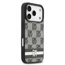 Apple iPhone 17 Pro Uyumlu Kılıf DKNY Orjinal Lisanslı M-safe Şarj Özellikli 3D Yazılı Metal Logolu Kapak - 3