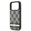 Apple iPhone 17 Pro Uyumlu Kılıf DKNY Orjinal Lisanslı M-safe Şarj Özellikli 3D Yazılı Metal Logolu Kapak - 5