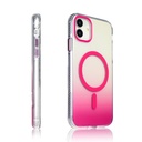 Apple iPhone 11 Uyumlu Kılıf M-safe Şarj Özellikli Transparan Renk Geçişli Zore Toros Kapak - 13