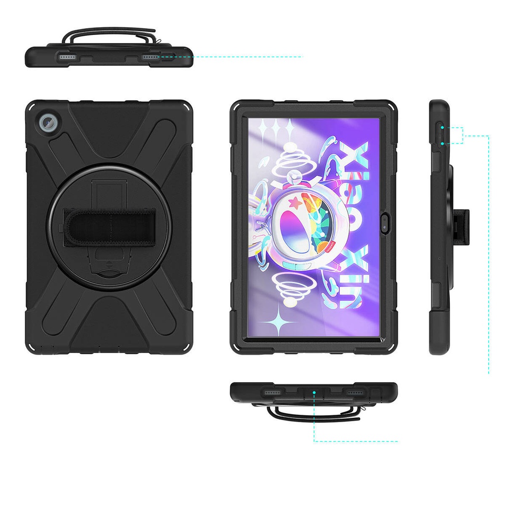 Lenovo Tab M10 Plus TB-125F - TB-128F 3. Jenerasyon Uyumlu Zore Defender Tablet Silikon - 6