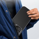 Apple iPhone 16 Plus Uyumlu Kılıf Karbon Fiber M-safe Şarj Özellikli Benks Hybrid ArmorPro 600D Kevlar Kapak - 1