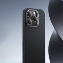 Apple iPhone 16 Pro Uyumlu Kılıf Karbon Fiber M-safe Şarj Özellikli Benks Hybrid ArmorPro 600D Kevlar Kapak - 6