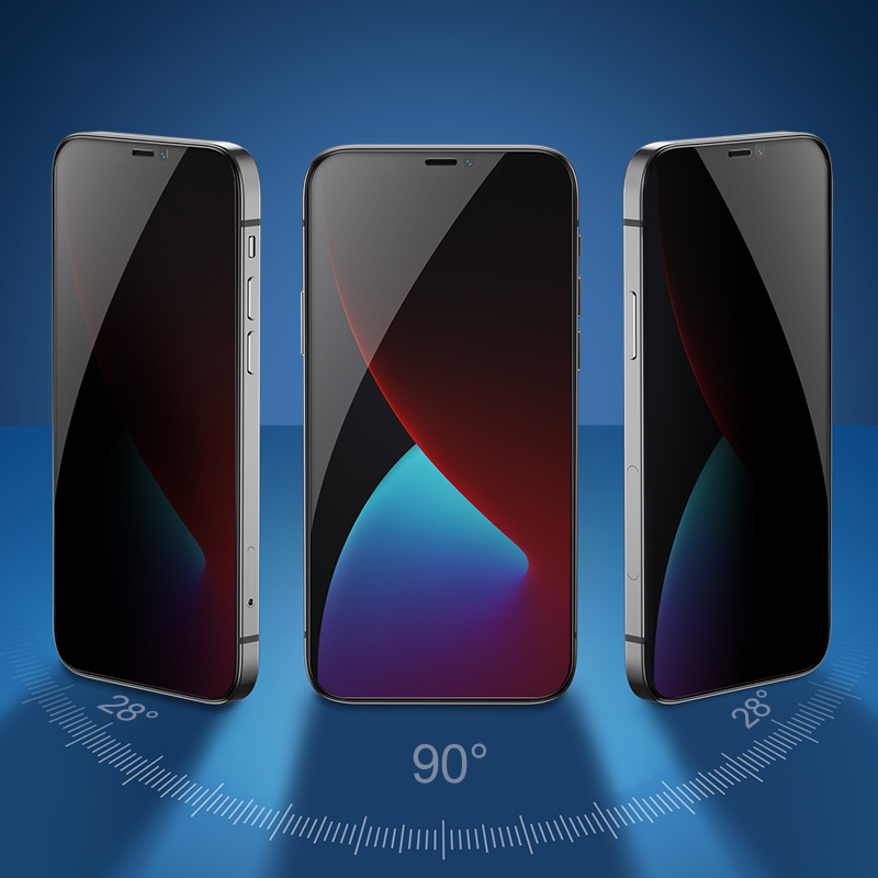 Apple iPhone 15 Plus Uyumlu Zore Kolay Uygulama Aparatlı 5D Magic Privacy Glass Hayalet Cam Ekran - 4