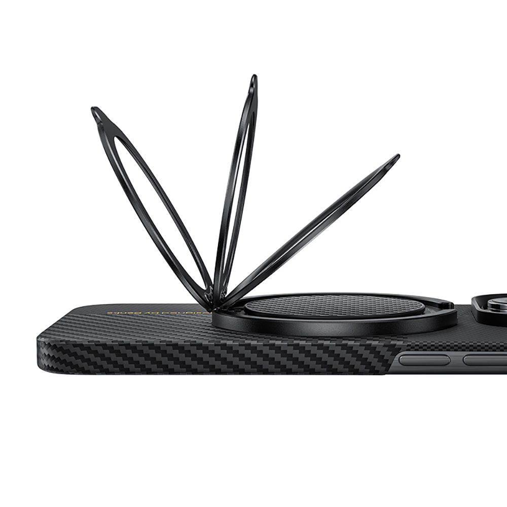 Benks Magnetik Özellikli 360 Derece Dönebilen Karbon Fiber Tasarımlı 600D Parmak Ring Stand - 2
