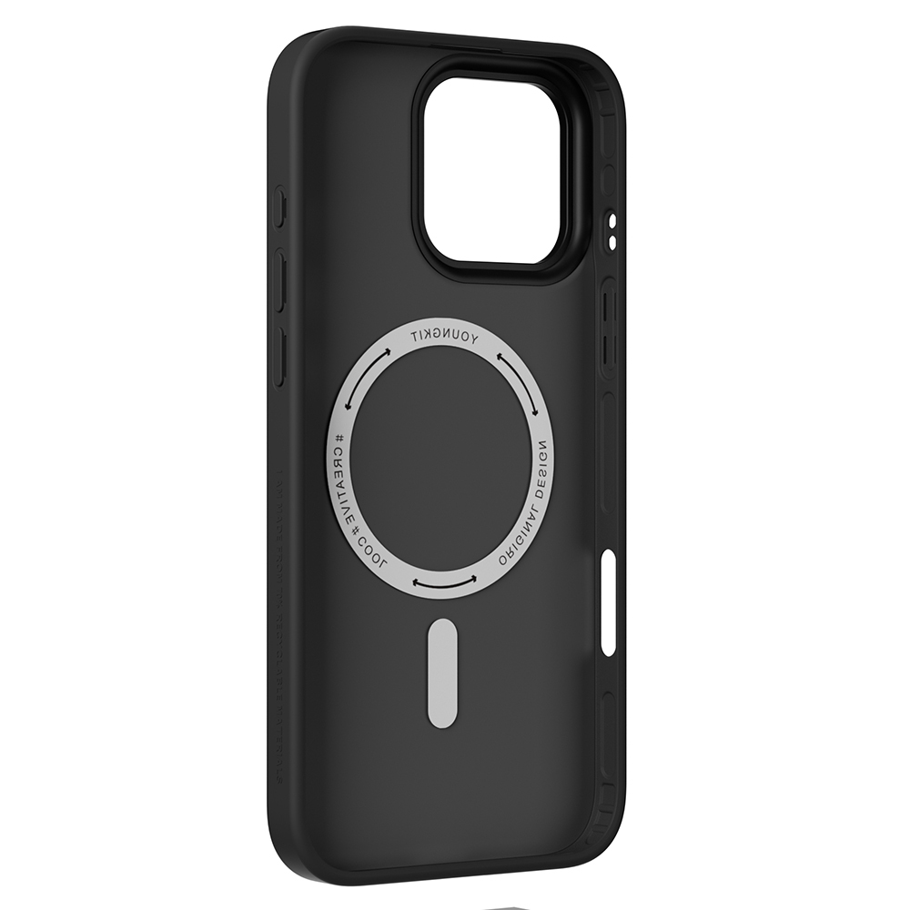 Apple iPhone 16 Pro Max Uyumlu Kılıf M-safe Şarj Özellikli Youngkit Canvas Serisi Kapak - 9