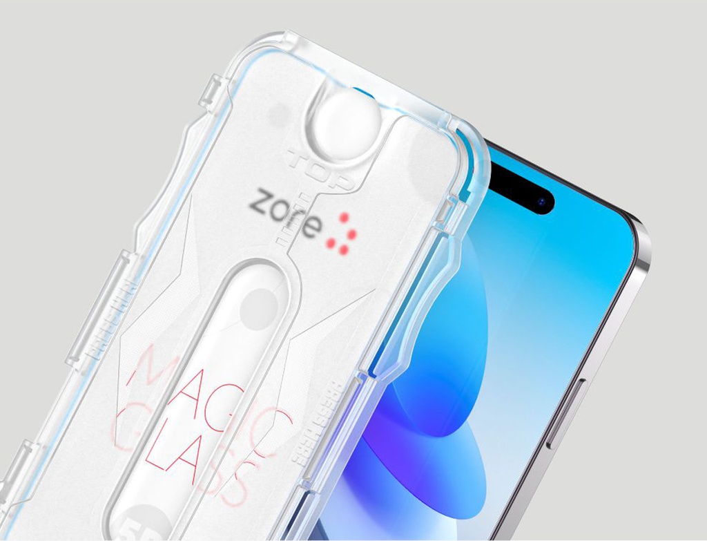 Apple iPhone 15 Pro Uyumlu Zore Kolay Uygulama Aparatlı 5D Magic Glass Cam Ekran Koruyucu - 3