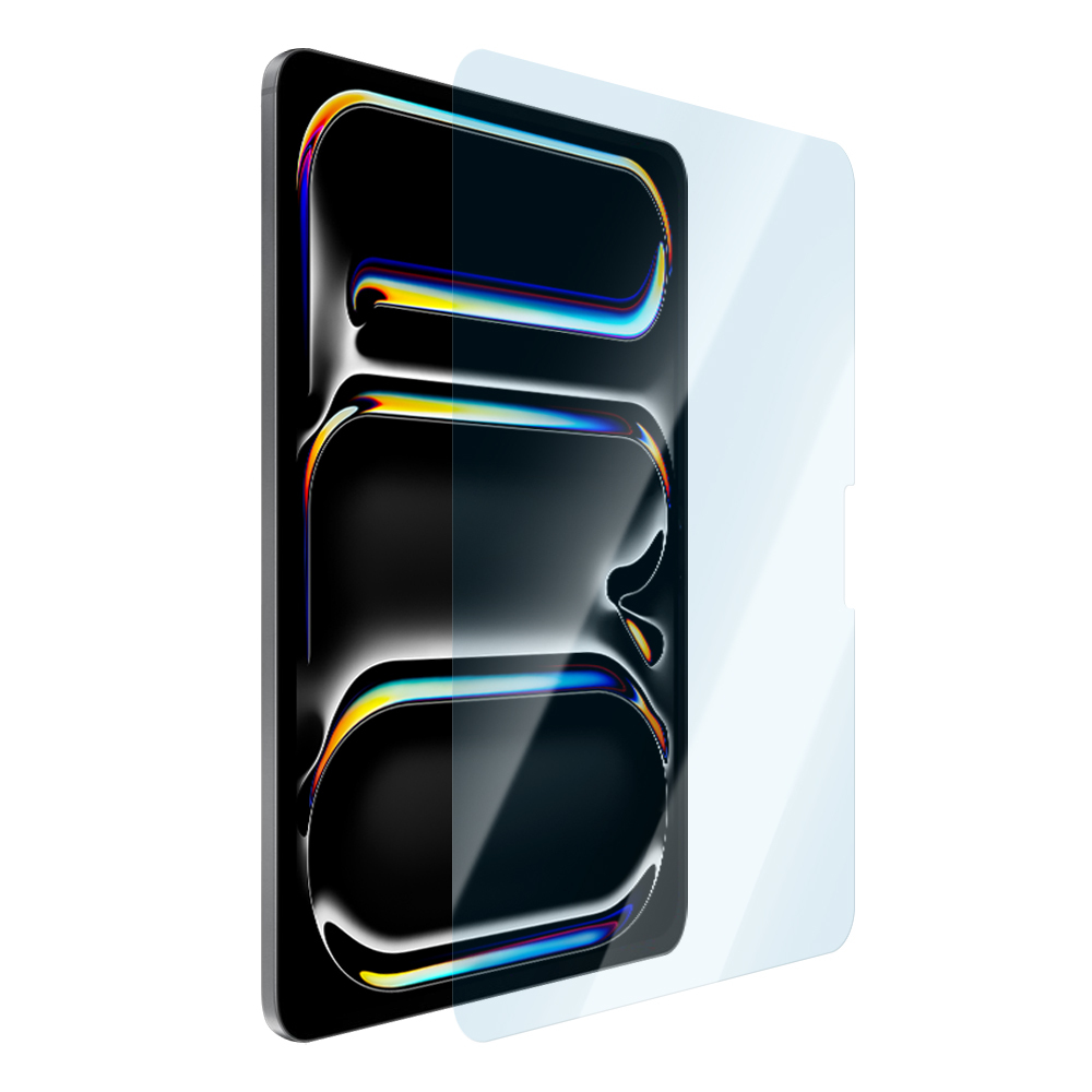 Apple iPad Pro 11 2024 Uyumlu CaseWorld Eyesafe Mavi Işık Teknolojili Temperli Cam Ekran Koruyucu + Uygulama Aparatı - 2