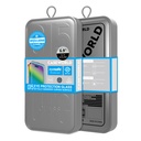Apple iPhone 16 Pro Uyumlu CaseWorld 3D Eyesafe Mavi Işık Teknolojili 0.15mm Temperli Cam Ekran Koruyucu + Uygulama Aparatı - 5