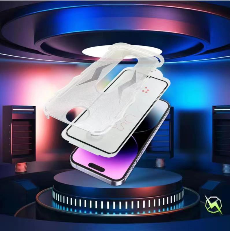Apple iPhone 15 Pro Max Uyumlu Zore Kolay Uygulama Aparatlı 5D Magic Glass Cam Ekran Koruyucu - 2