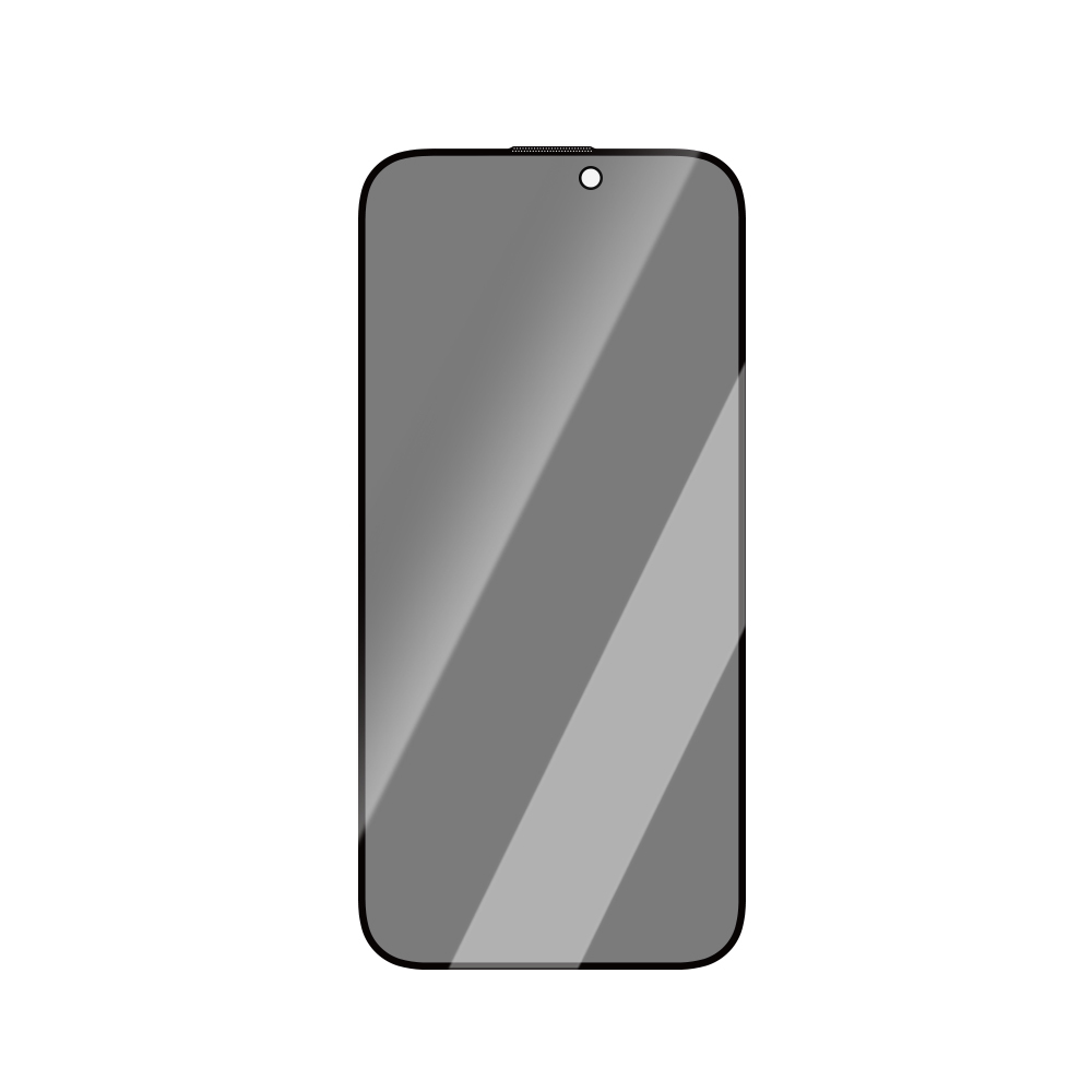 Apple iPhone 14 Pro Max Uyumlu CaseWorld 0.25mm Privacy 3D Temperli Cam Ekran Koruyucu + Uygulama Aparatlı - 2