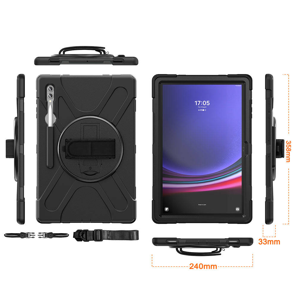 Samsung Galaxy Tab S8 Ultra SM-X900 Uyumlu Zore Defender Tablet Silikon - 16