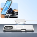Apple iPhone 16 Pro Uyumlu Kılıf Magsafe Şarj Özellikli Çıkarılabilir Arka Yüzeyli Zore Polar Kapak - 10