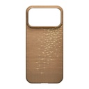Apple iPhone 17 Pro Uyumlu Kılıf M-safe Şarj Özellikli Aramid Fiber Pitaka Glints of Gold Ultra Slim Serisi Kapak - 1
