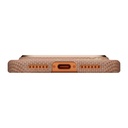 Apple iPhone 17 Pro Uyumlu Kılıf M-safe Şarj Özellikli Aramid Fiber Pitaka Glints of Gold Ultra Slim Serisi Kapak - 6