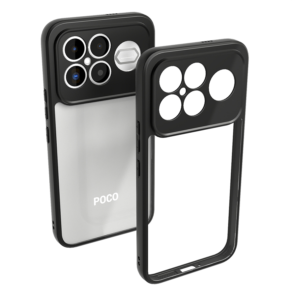 Xiaomi Poco F8 Ultra Uyumlu Kılıf Kamera Korumalı Şeffaf Arka Yüzey Zore New Roll Kapak - 2