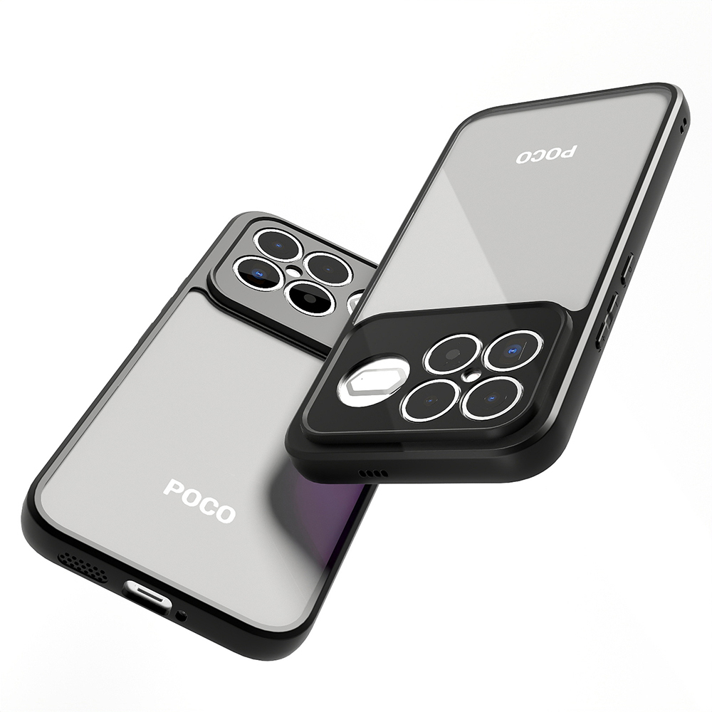 Xiaomi Poco F8 Ultra Uyumlu Kılıf Kamera Korumalı Şeffaf Arka Yüzey Zore New Roll Kapak - 4