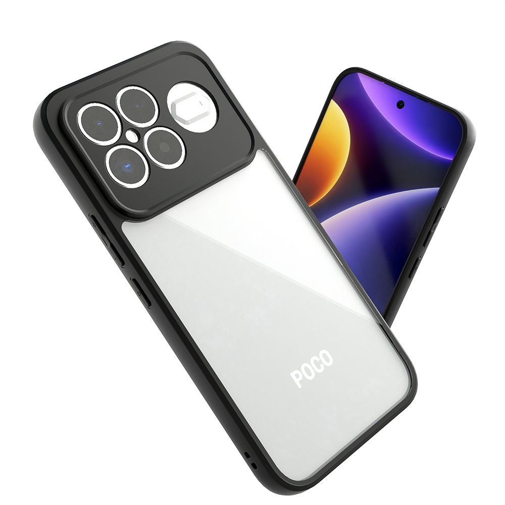 Xiaomi Poco F8 Ultra Uyumlu Kılıf Kamera Korumalı Şeffaf Arka Yüzey Zore New Roll Kapak - 6