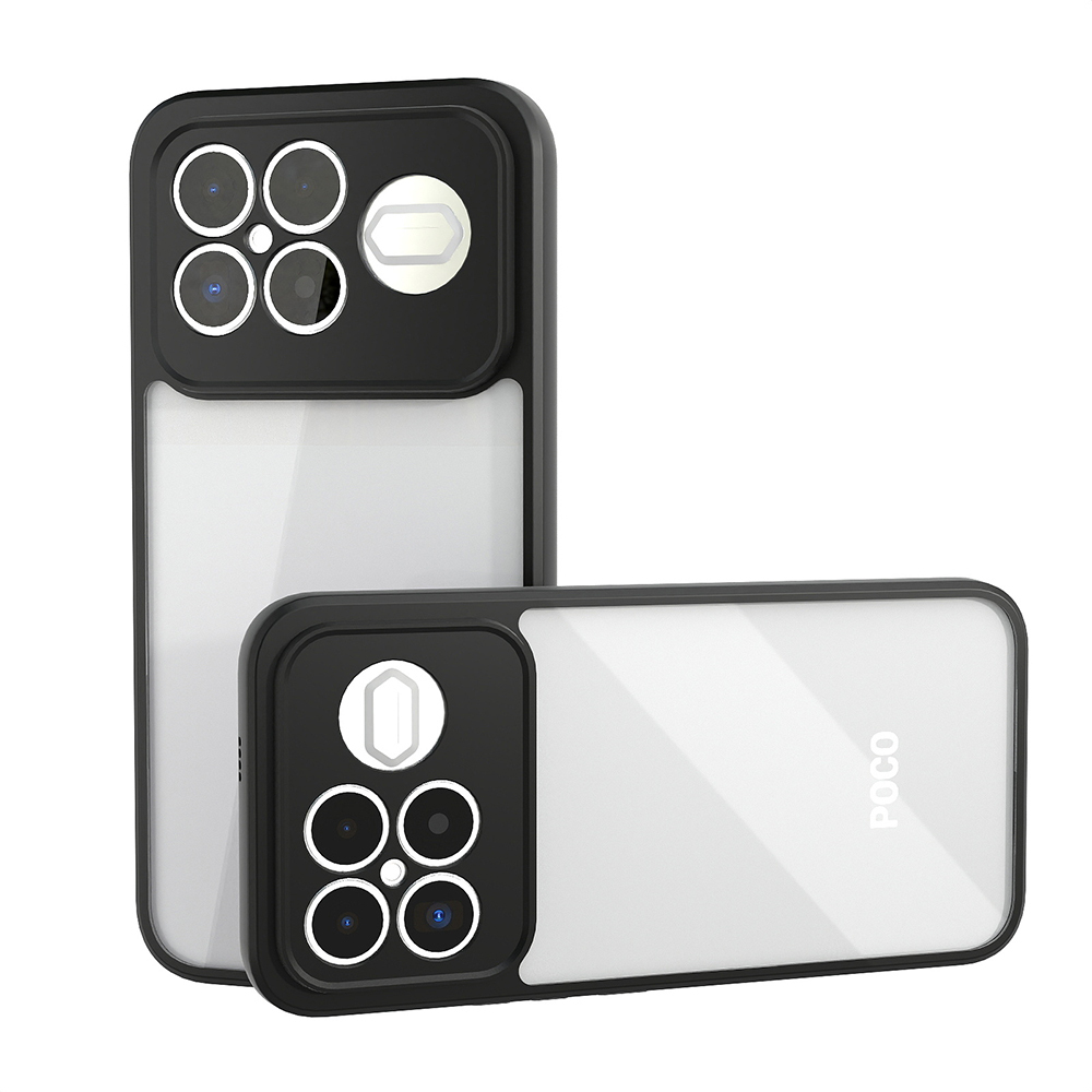 Xiaomi Poco F8 Ultra Uyumlu Kılıf Kamera Korumalı Şeffaf Arka Yüzey Zore New Roll Kapak - 8