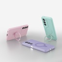 Xiaomi Redmi 15 Uyumlu Kılıf M-safe Şarj Özellikli Standlı Zore Samara Kapak - 1