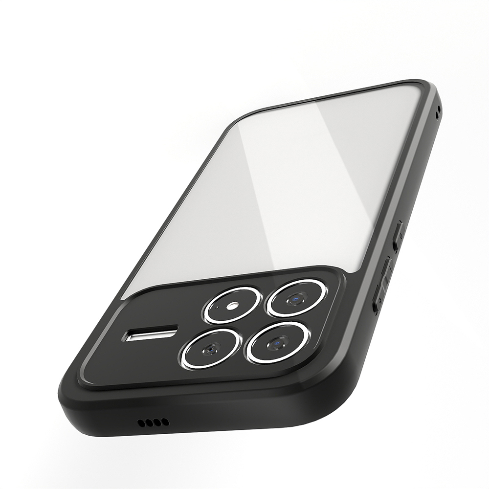 Xiaomi Poco F8 Pro Kılıf Kamera Korumalı Şeffaf Arka Yüzey Zore New Roll Kapak - 1