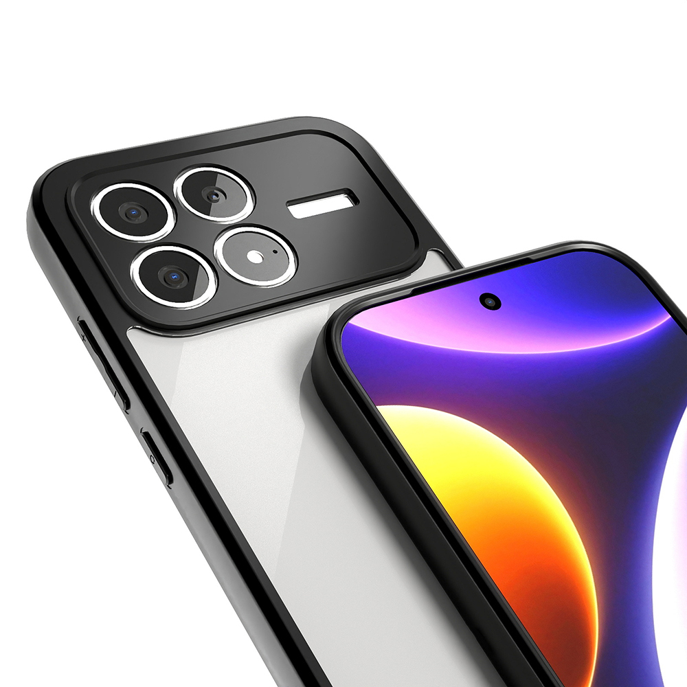 Xiaomi Poco F8 Pro Kılıf Kamera Korumalı Şeffaf Arka Yüzey Zore New Roll Kapak - 2