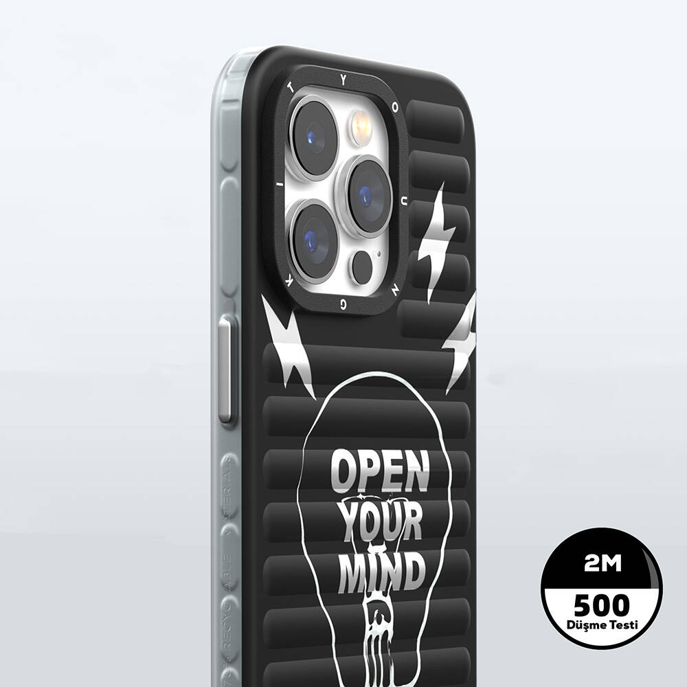 Apple iPhone 15 Pro Max Uyumlu Kılıf M-safe Şarj Özellikli Youngkit Open Mind Serisi Kapak - 4